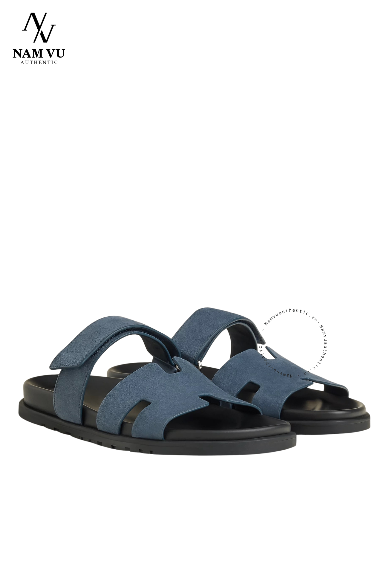 DHM Hermes Chypre sandal da lộn