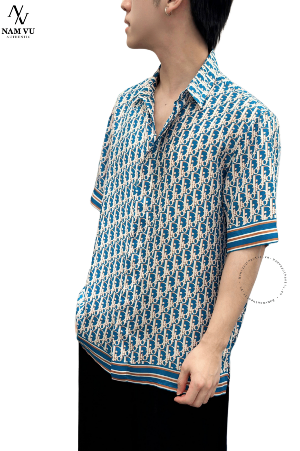 SMDO Dior Oblique Short-Sleeved Shirt 193c545a4751