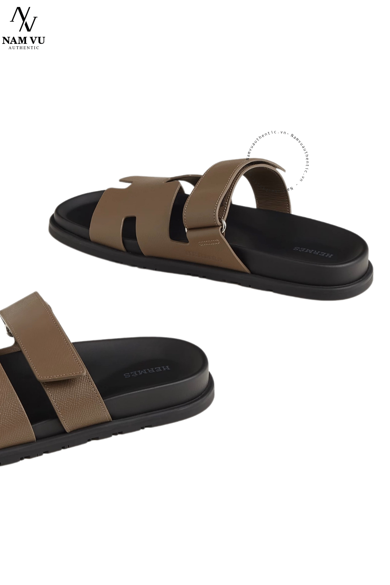 DHM Hermes Chypre sandal da epsom ETOUPE