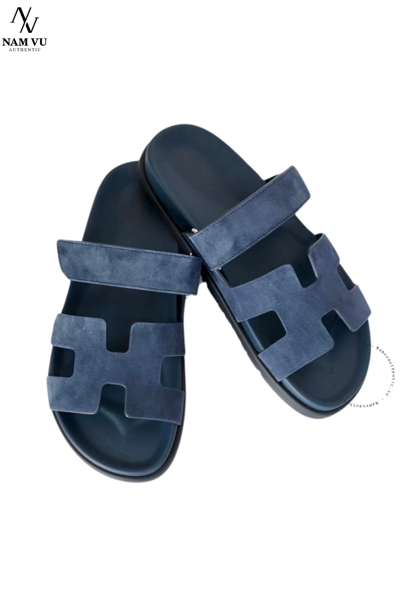 DHM Hermes Chypre sandal da lộn