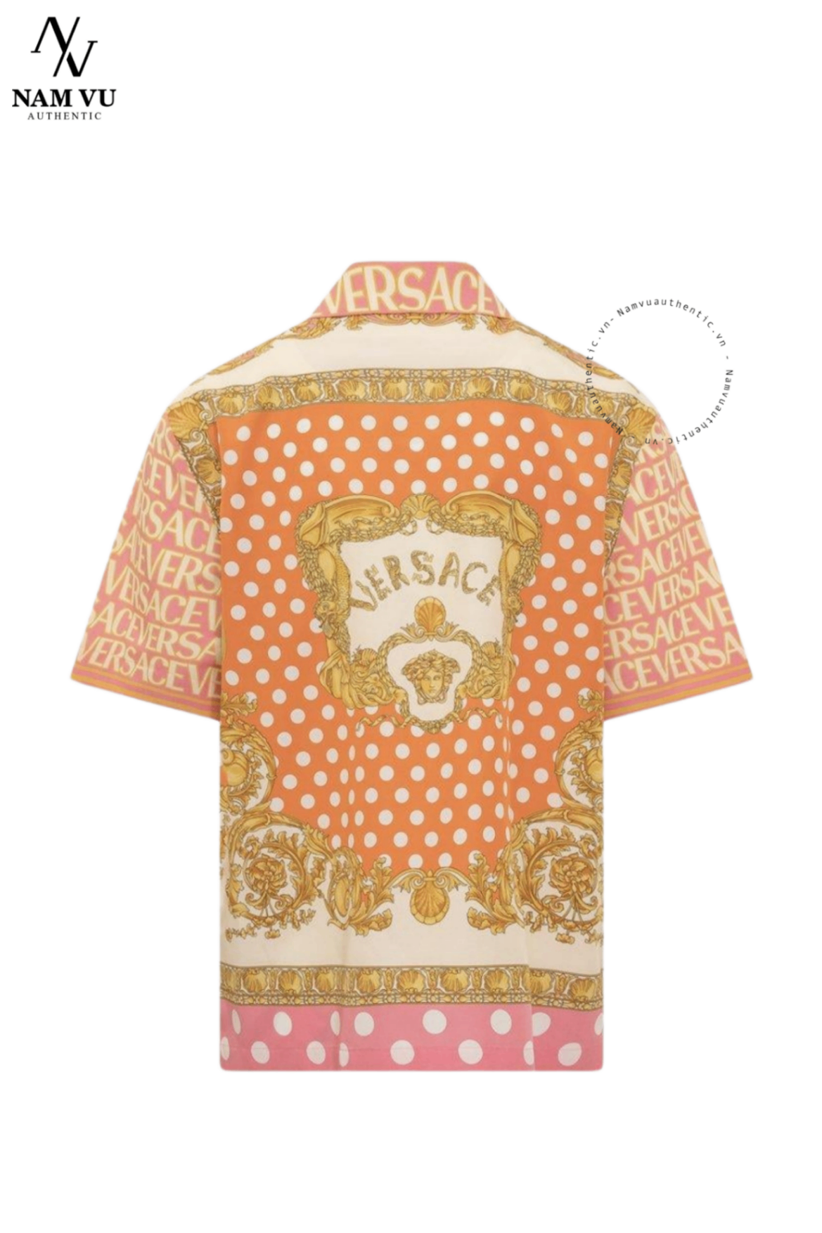 SMVS Versace teen boy silk ngắn tay 1003926 1a07742