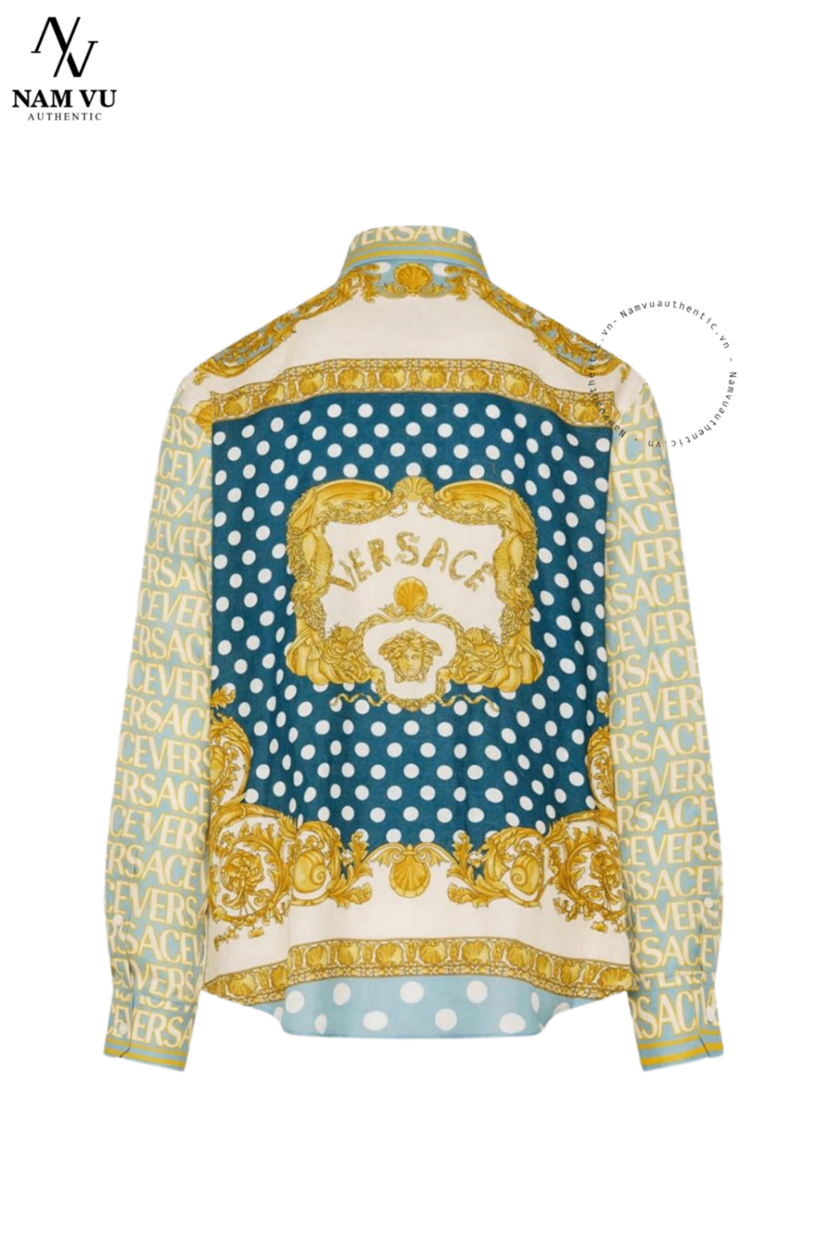 SMVS Versace Allover Linen Đũi 1008565 1a07749