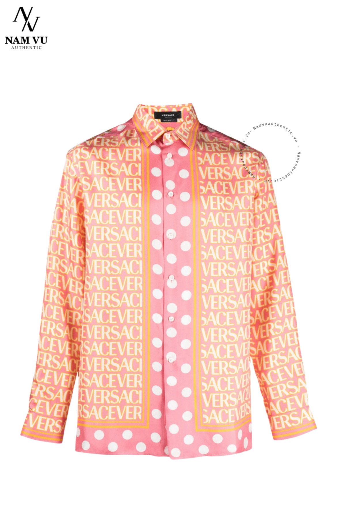 SMVS Versace Allover Linen silk 1003941 1a07777