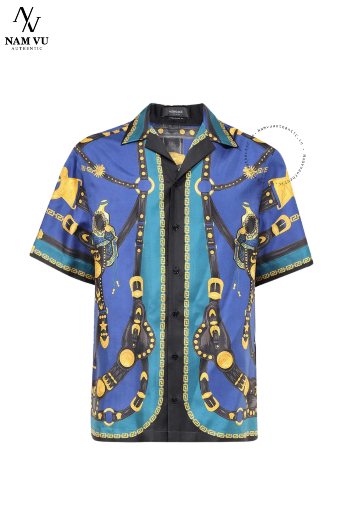 SMVS Versace Medusa Saddle Silk 1003926 1a07425