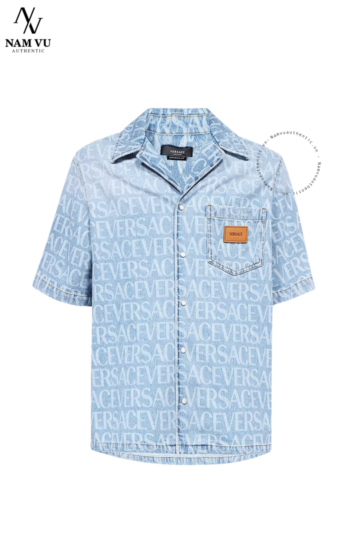SMVS Denim americana Versace 1007836 1a07661