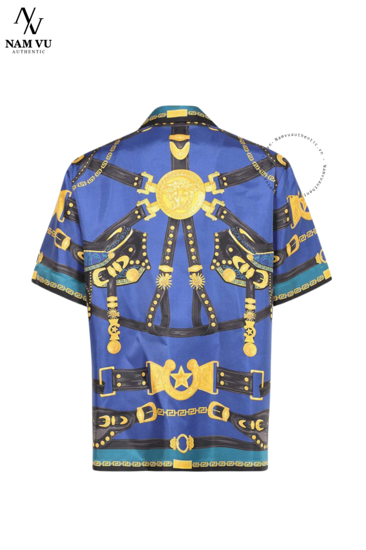SMVS Versace Medusa Saddle Silk 1003926 1a07425