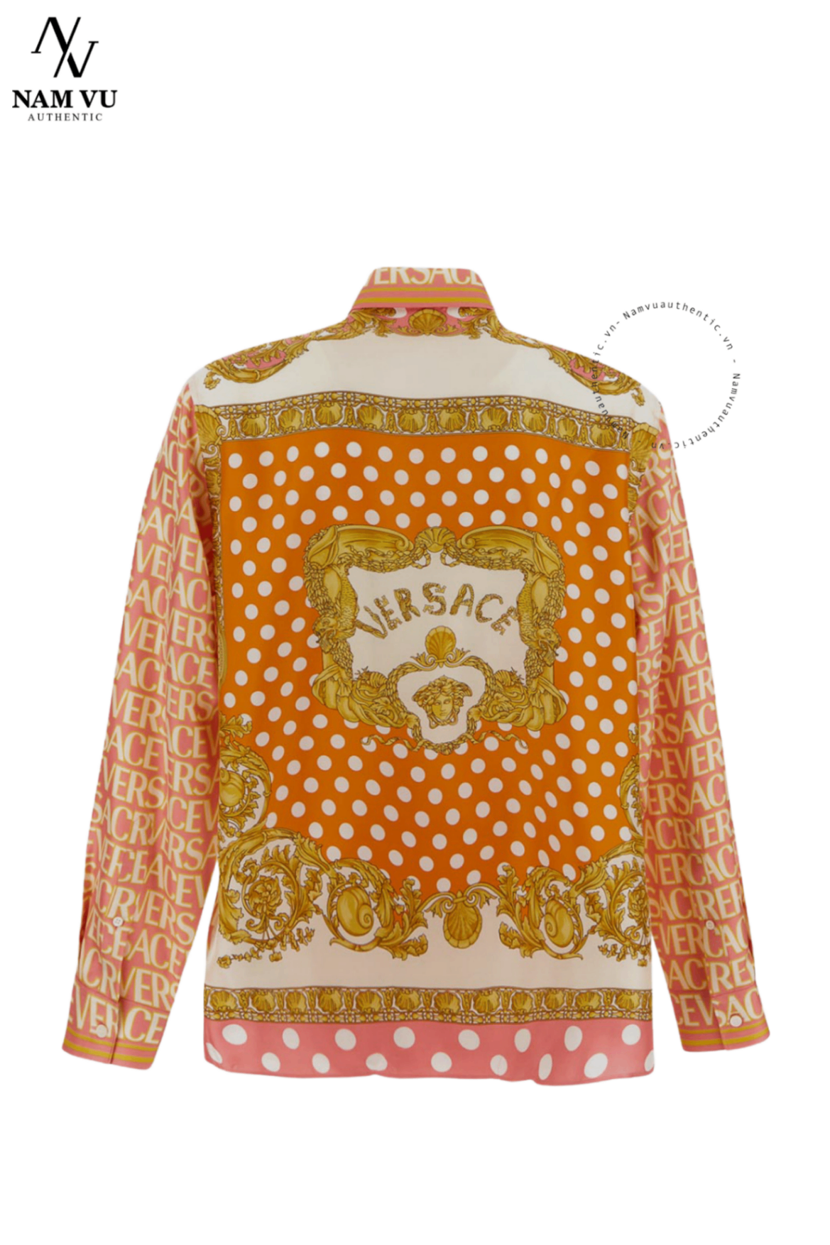 SMVS Versace Allover Linen silk 1003941 1a07777