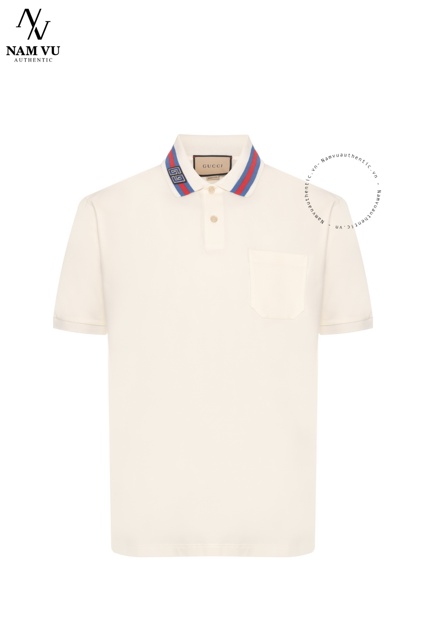 APLGC Gucci PIQUET Cổ viền GG 768630 XJF45