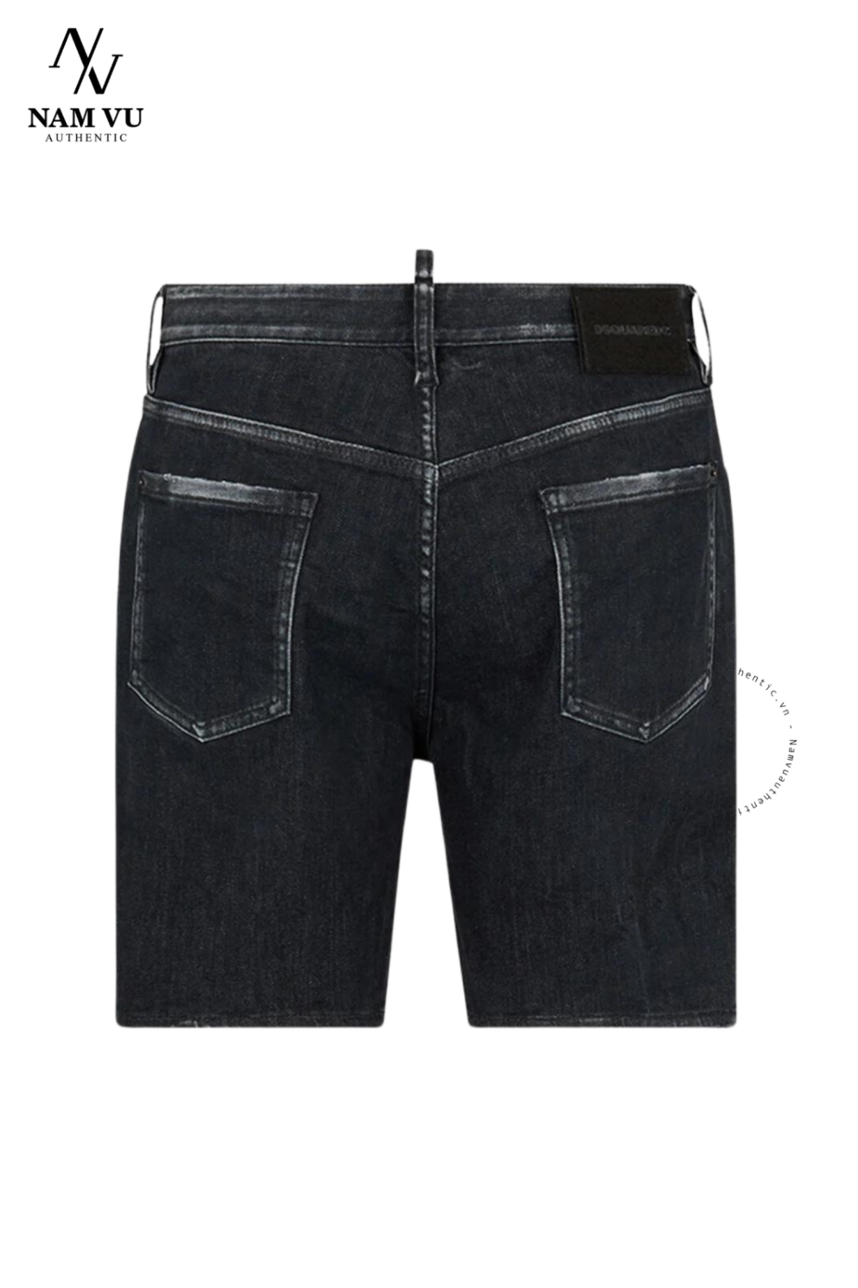 QSDSQ Dsquared S74MU0826 đen trơn wash nhẹ