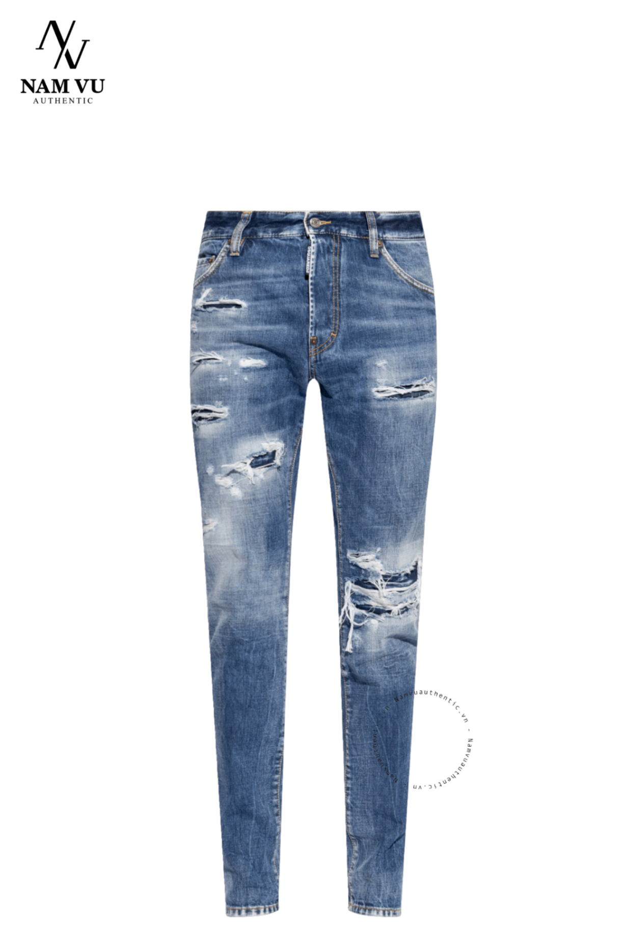 QJDSQ Dsquared S74LB1436 COOlguy wash rách