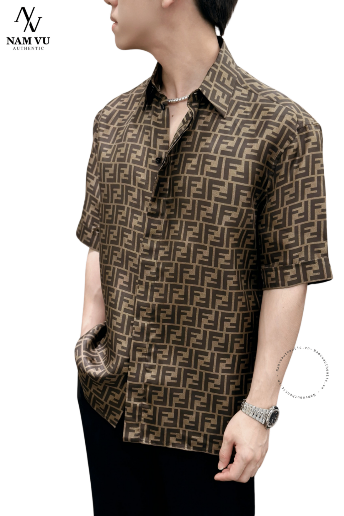 SMFD Fendi monogram lụa FF fs0795 akee f1440
