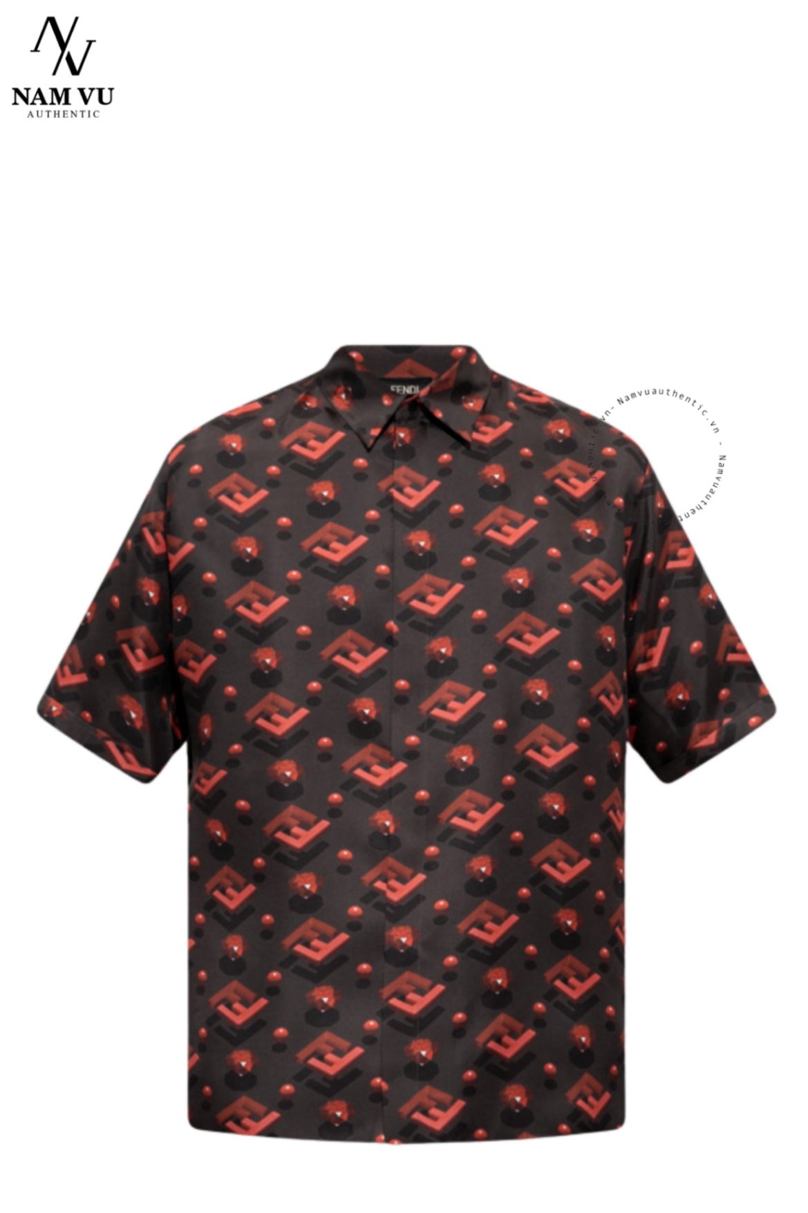 SMFD FENDI logo FF red FS0795 AL54
