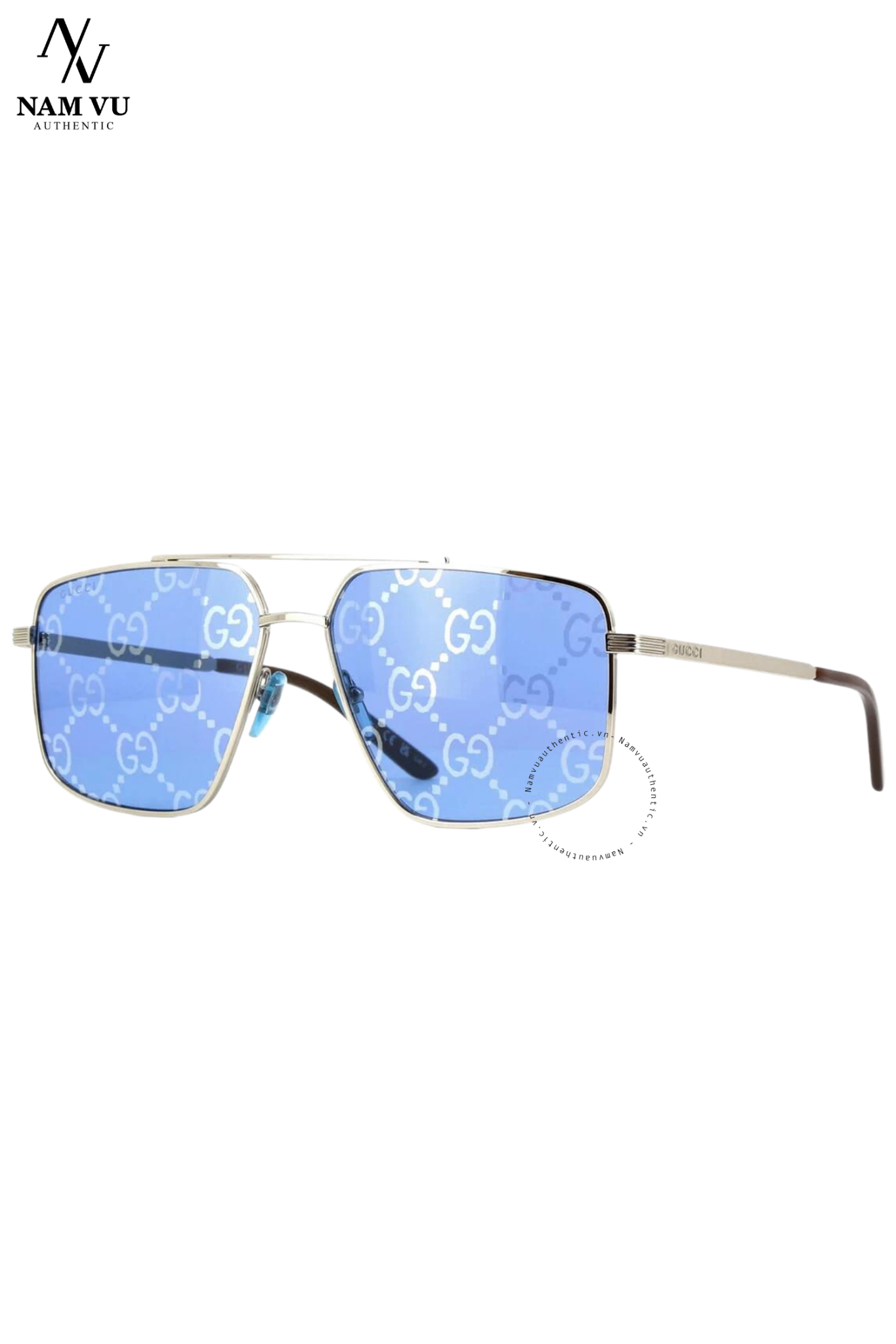 PKKGC Kính Gucci GG0941S 004 mắt kính monogram blue silver