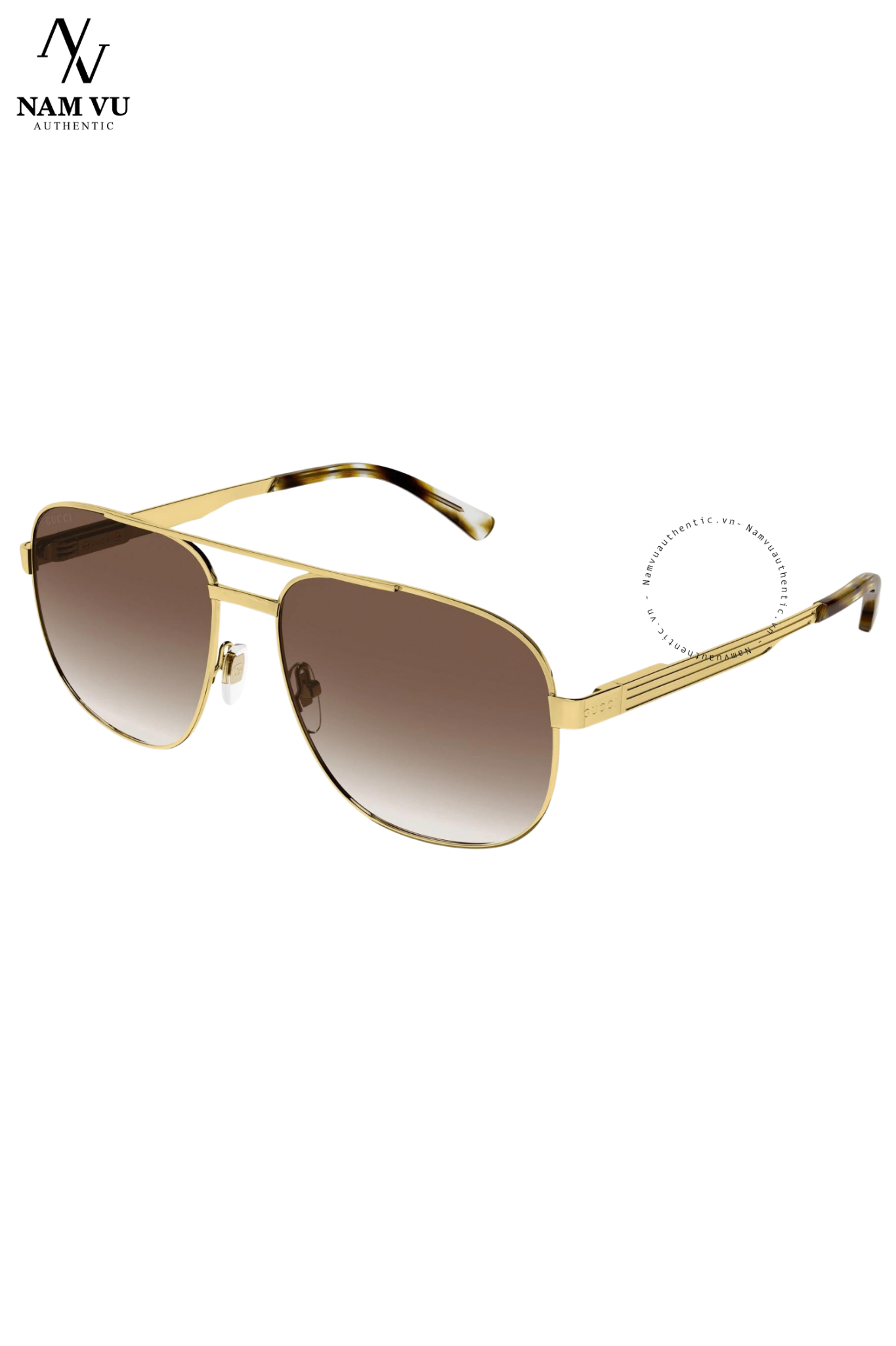 PKKGC Kính Gucci GG1223S 003 Gold brown