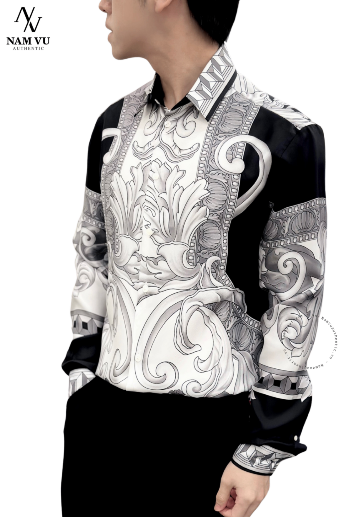 SMVS Versace lụa warrior angel 1008274 1a05910