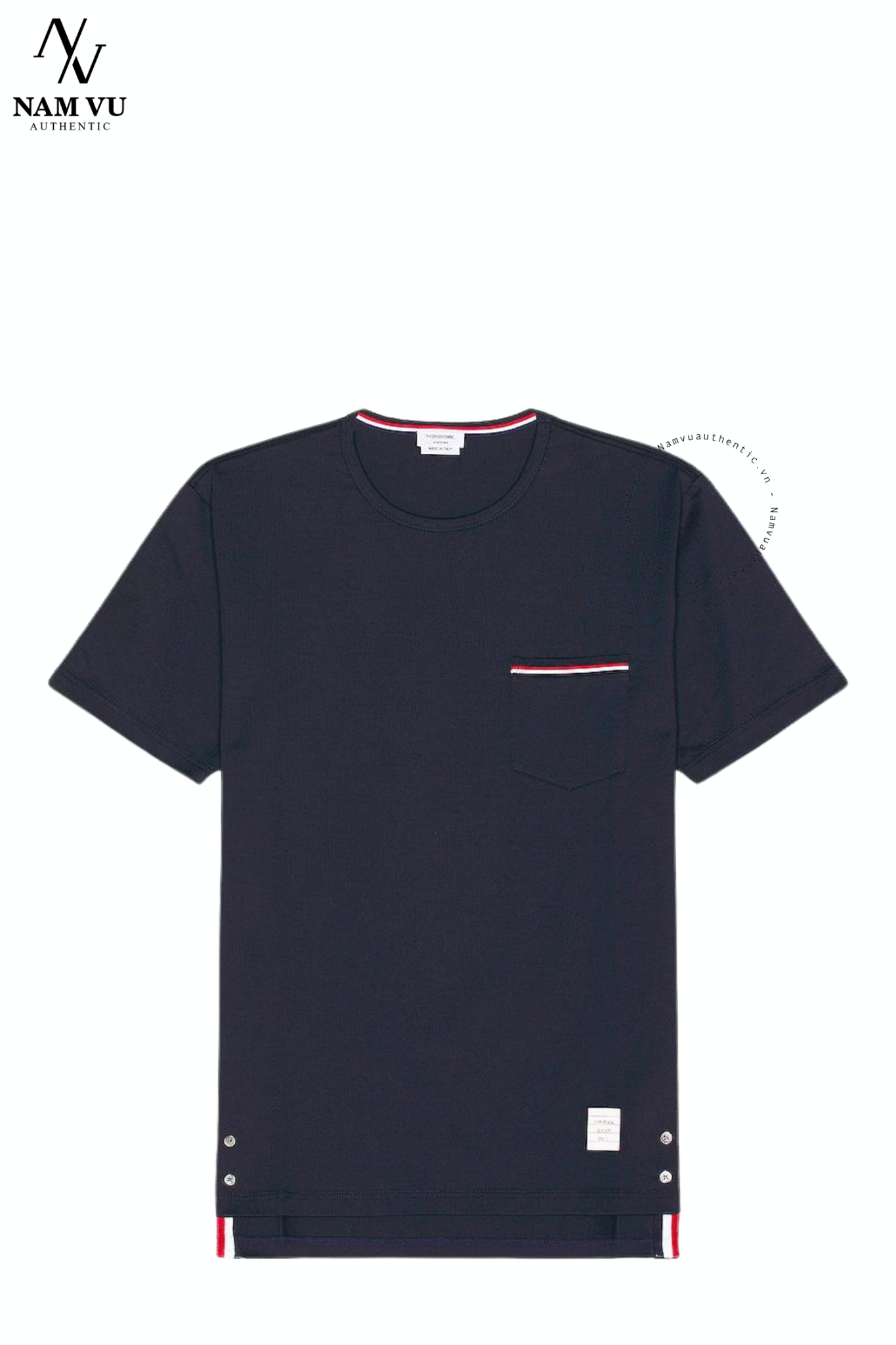 APTB Thom Browne MJS010A kẻ túi