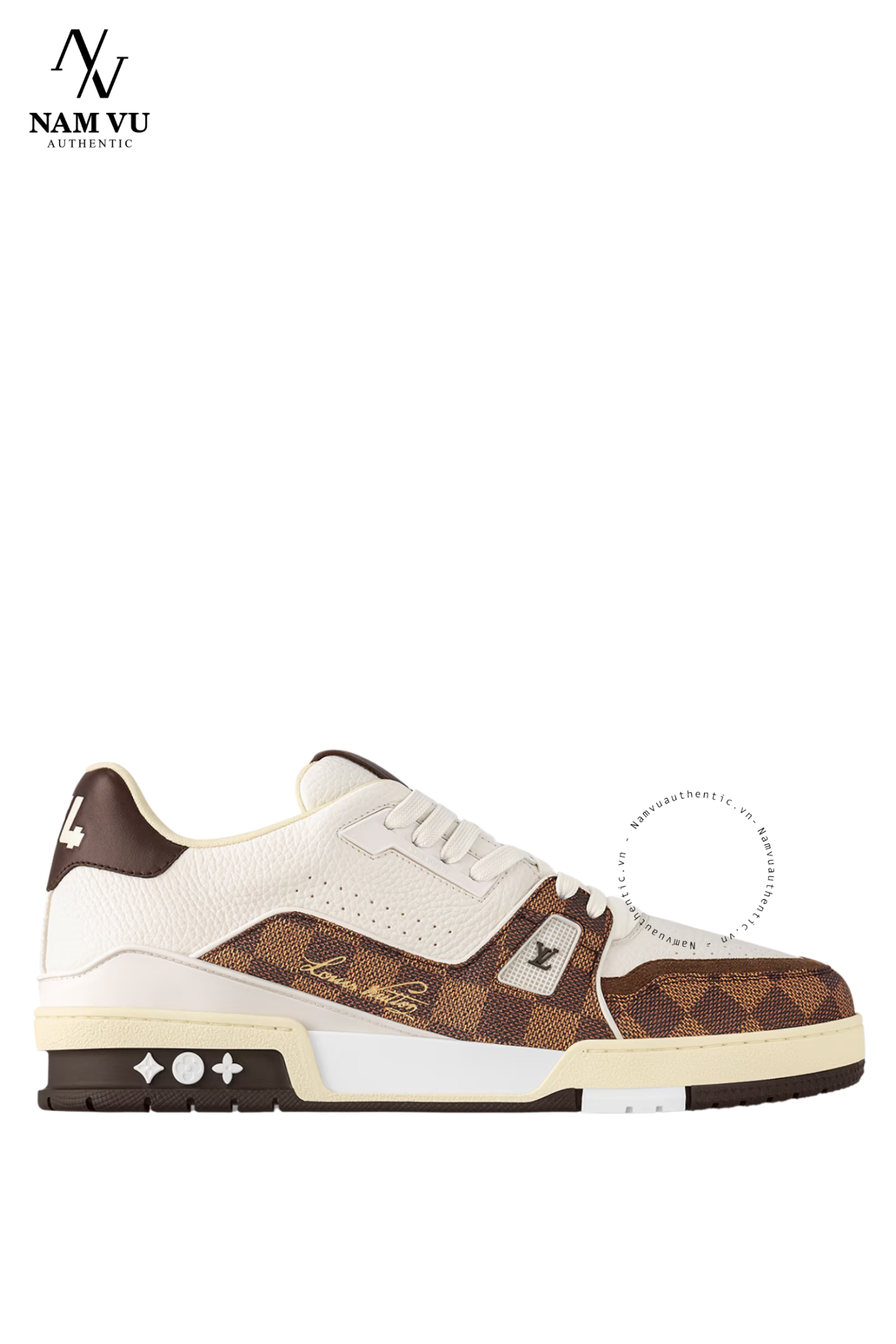 SNKLV Louis Vuitton trainer damier nâu 1ACV5N