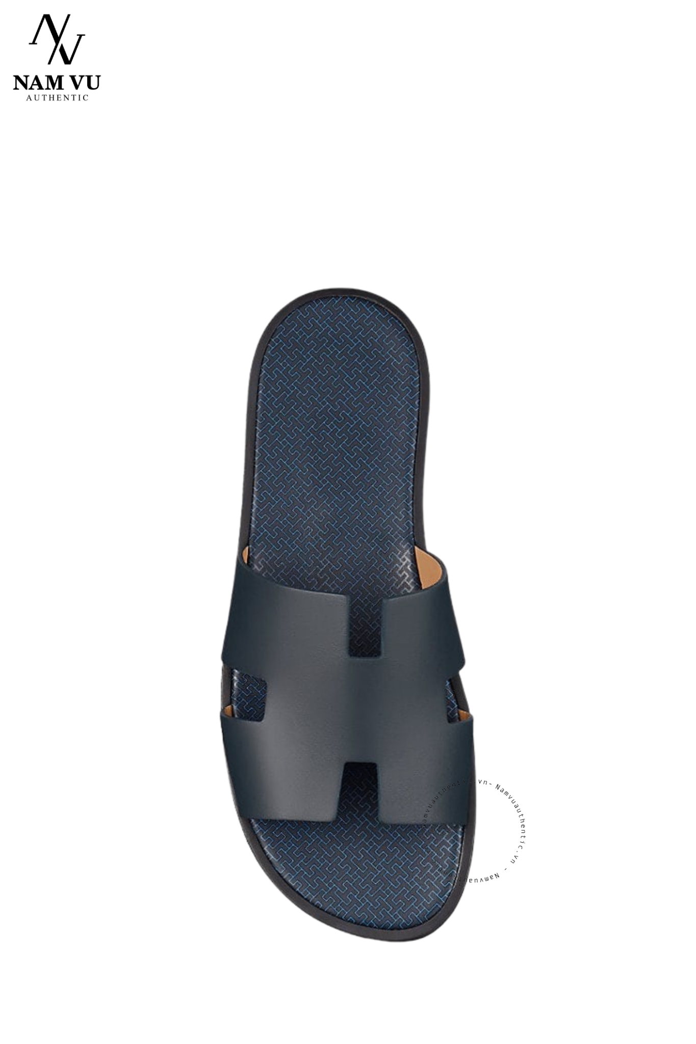 DHM Hermes Izmir sandal lót logo H all blue
