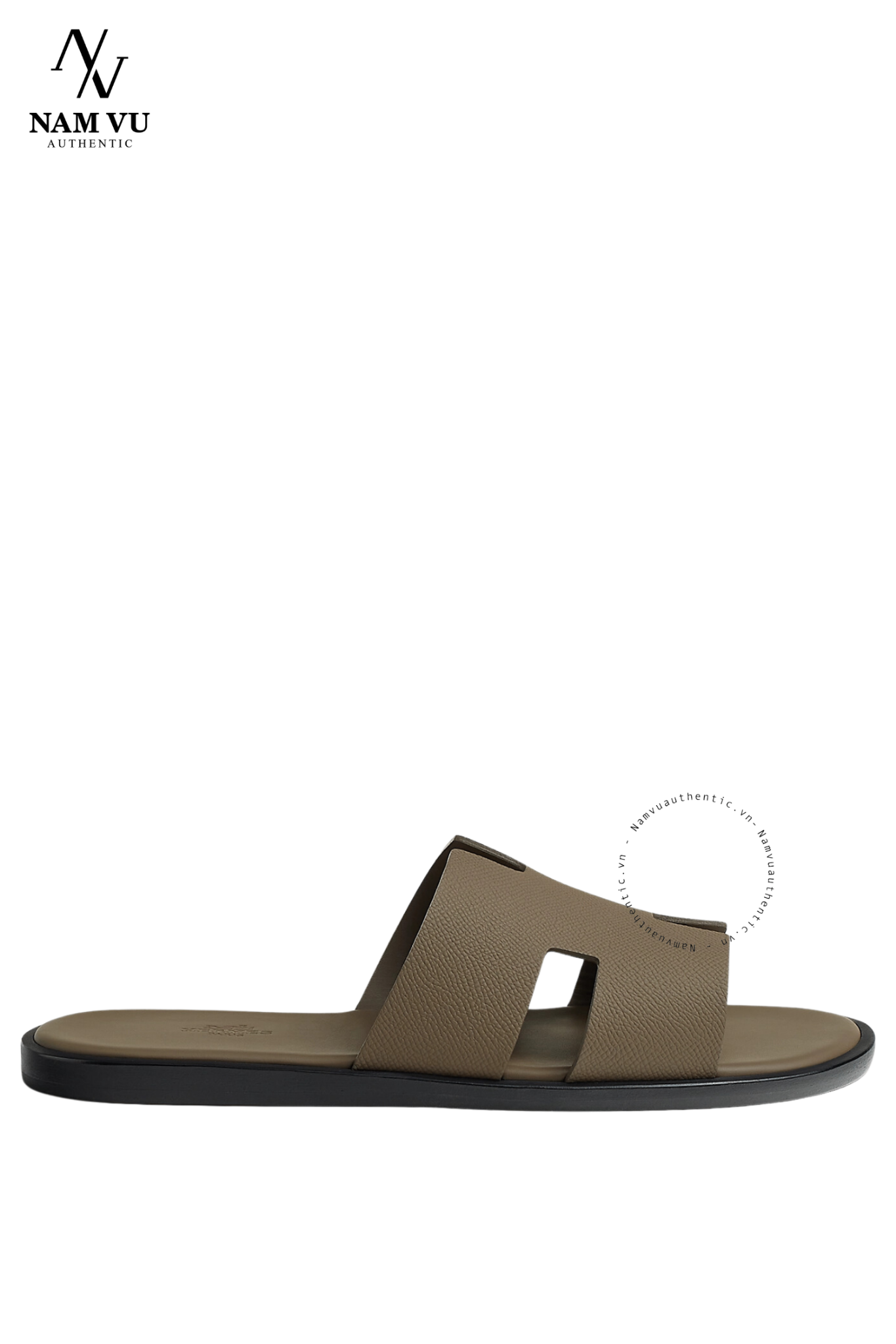 DHM Hermes Izmir sandal nâu sữa