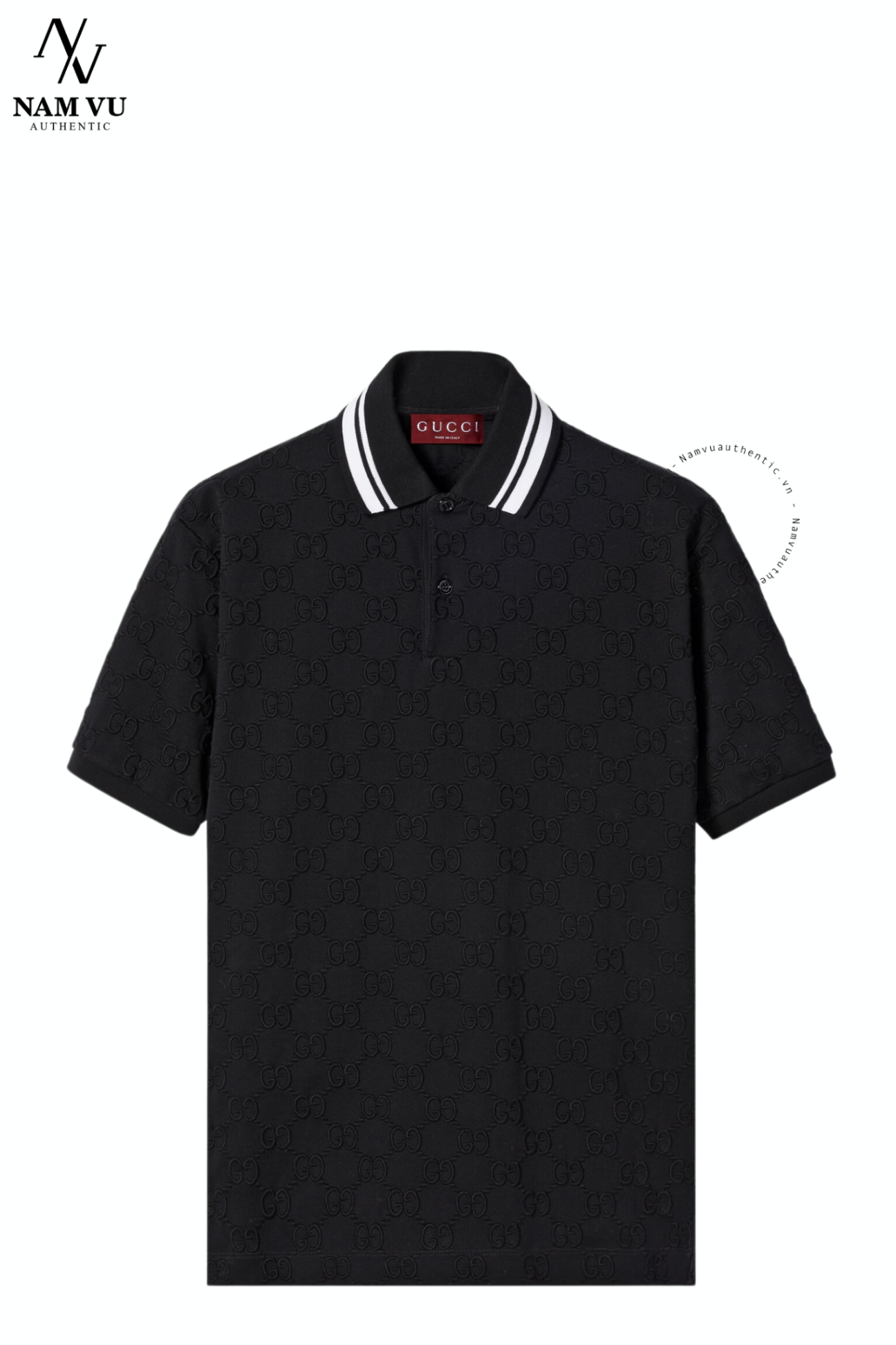 APLGC Gucci newss logo GG all black 598956 XJGRT