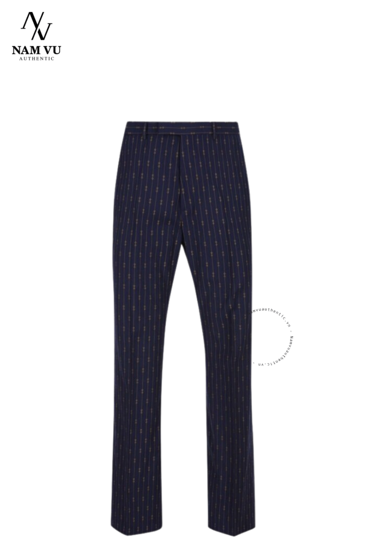 QVGC Quần Gucci Horsebit striped wool 694600ZAITQ4445