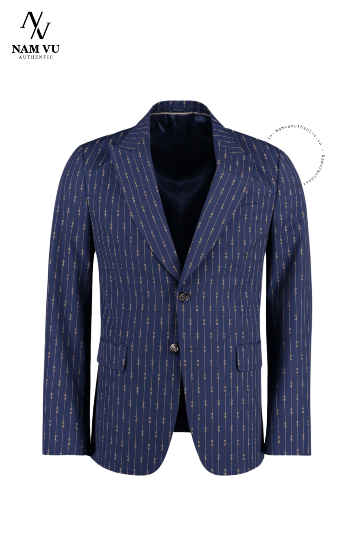 AVGC Blazer Gucci Horsebit striped wool 694600ZAITQ4445