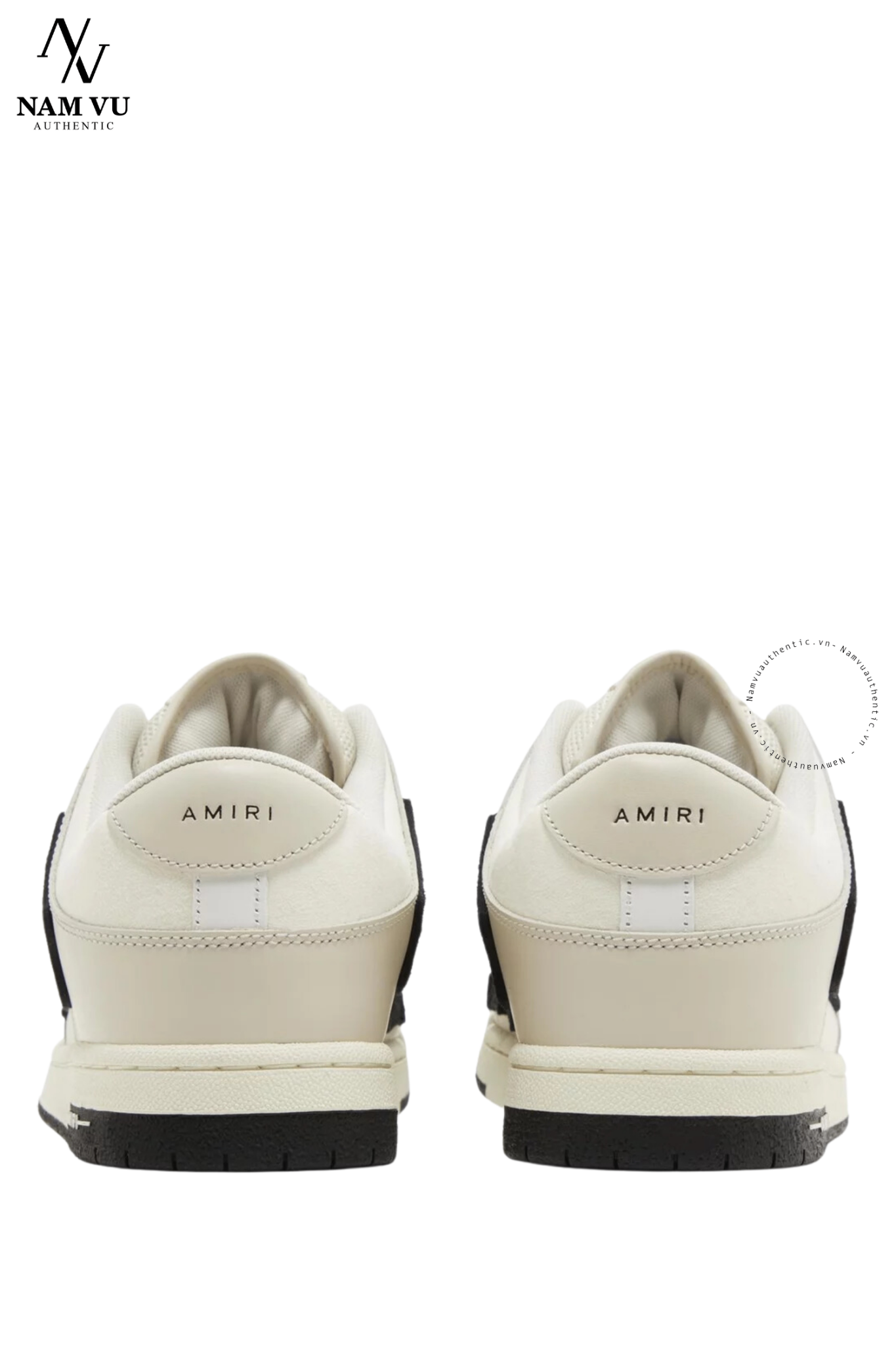 SNKAMIRI AMIRI Skel Top Low Beige Black aw23mfs001 260