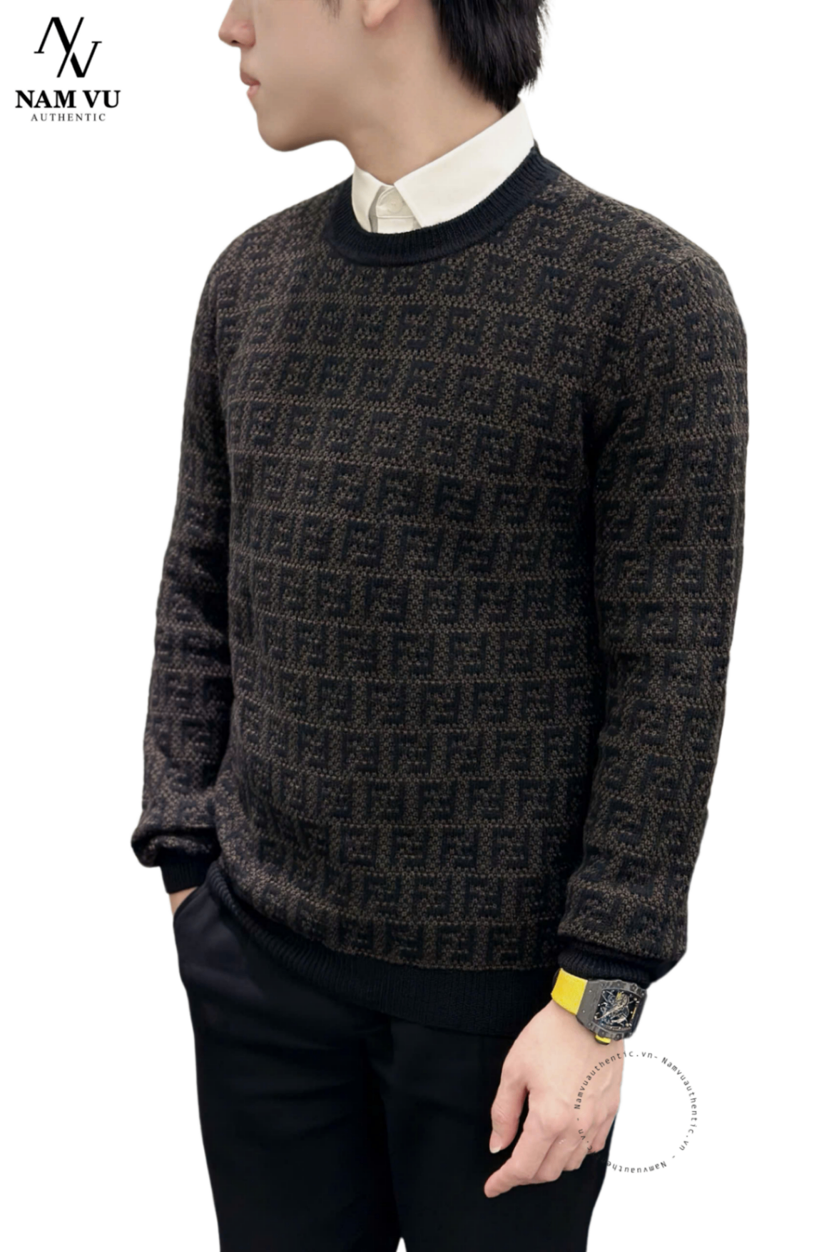 ALFD Fendi monogram Girocollo FZX034 aKFS