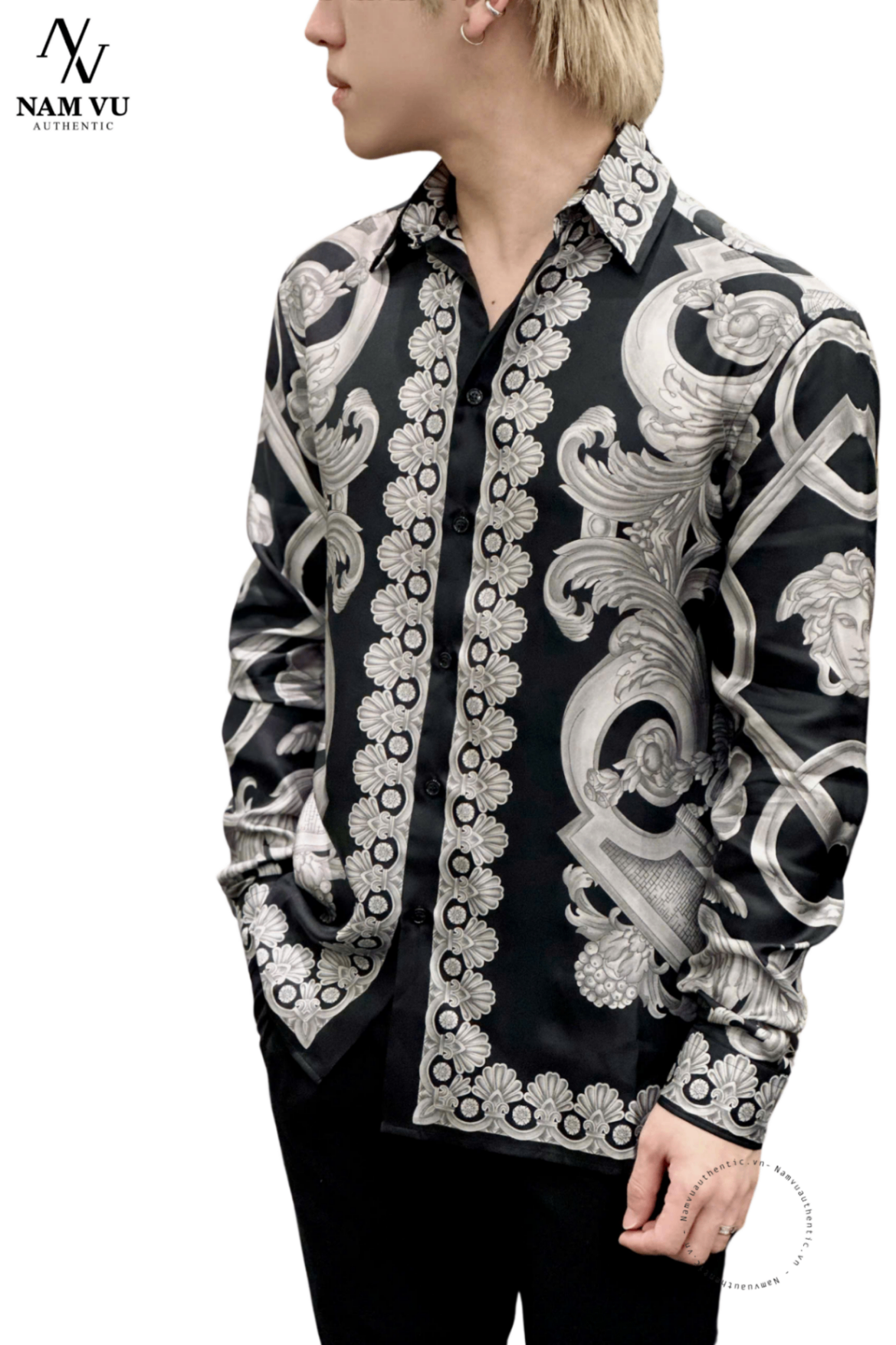 SMVS Versace Baroque all black 1008274 1a11900