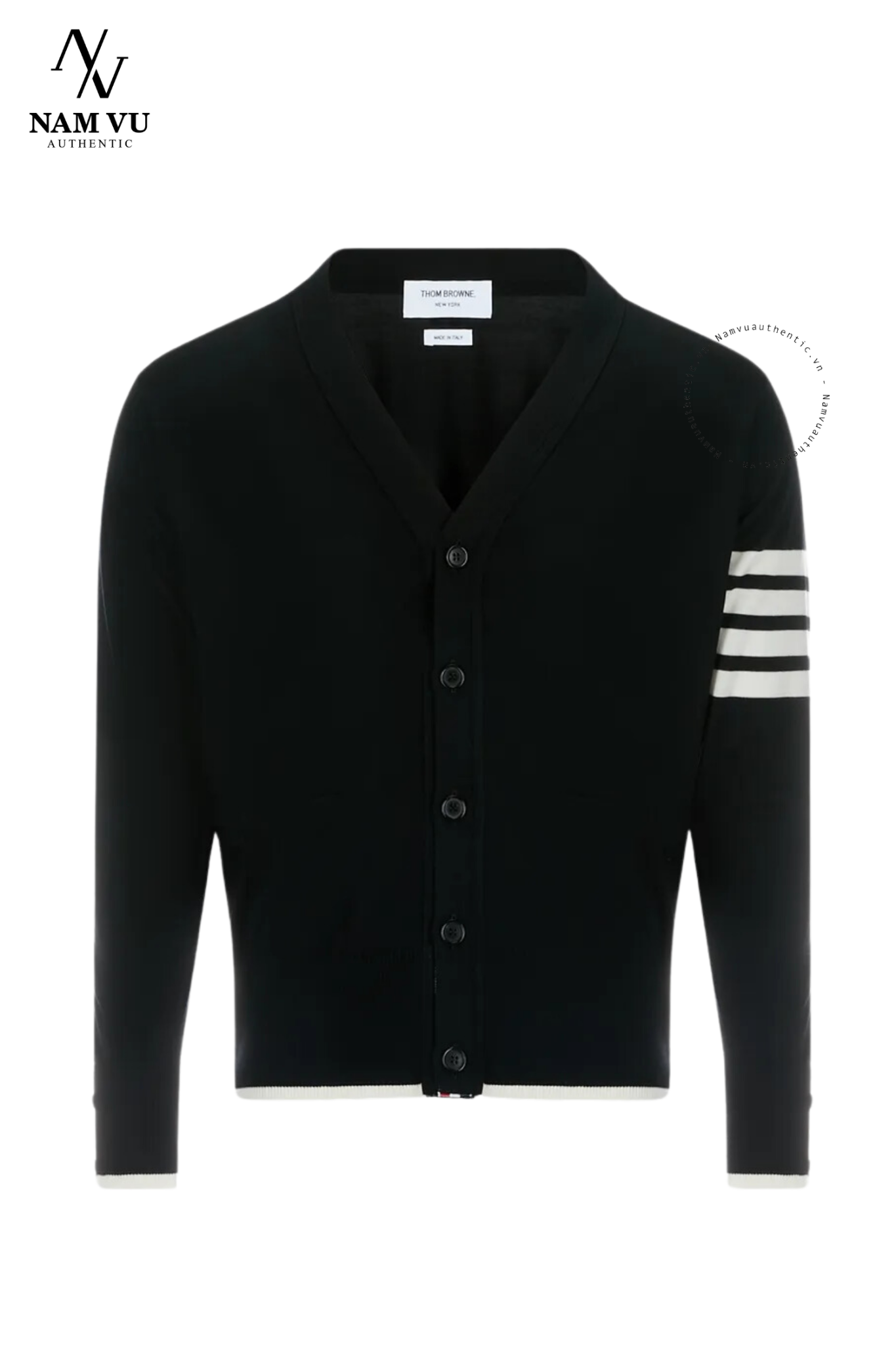 ALTB Thom Browne cardigan jersey merino MKC002D