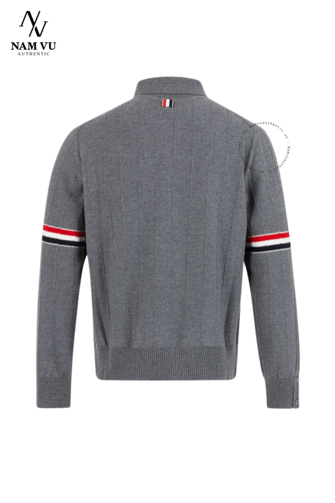 ALTB Thom Browne len polo vạch tay MKP108A