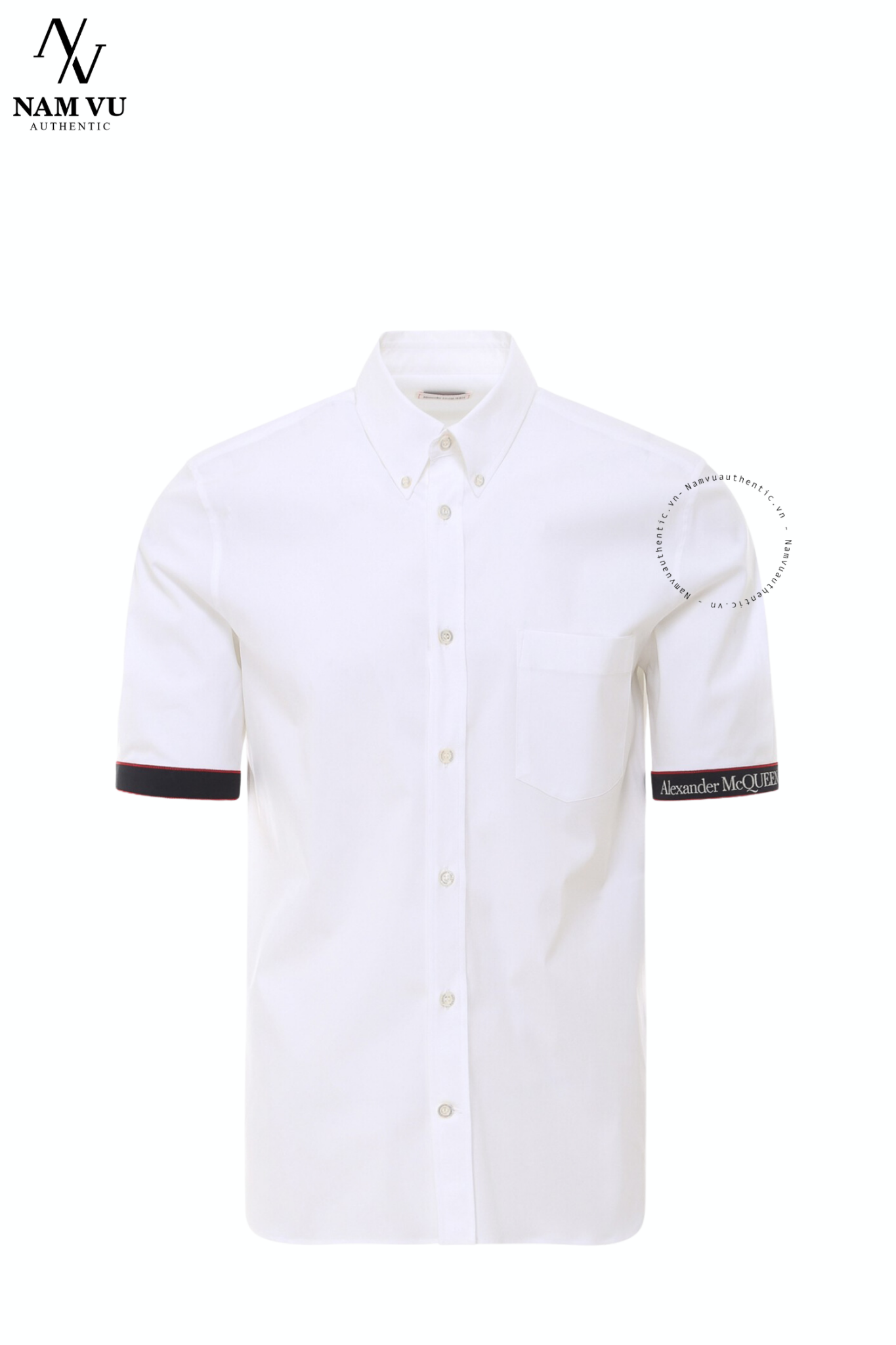 SMMCQ alex mcqueen viền tay logo 685496 QRN44
