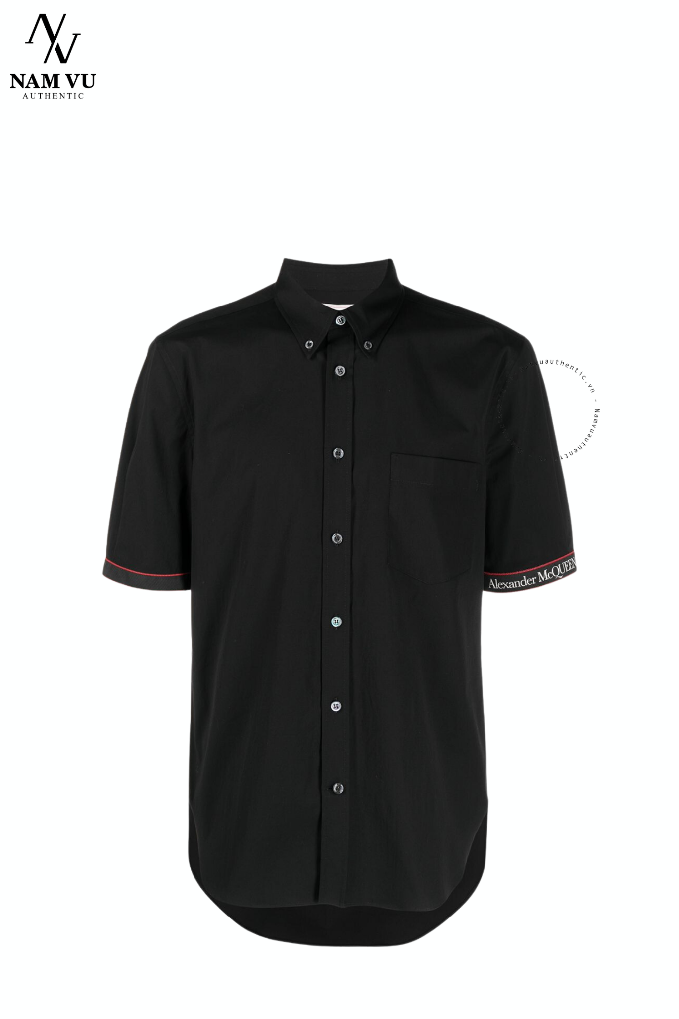 SMMCQ alex mcqueen viền tay logo 685496 QRN44