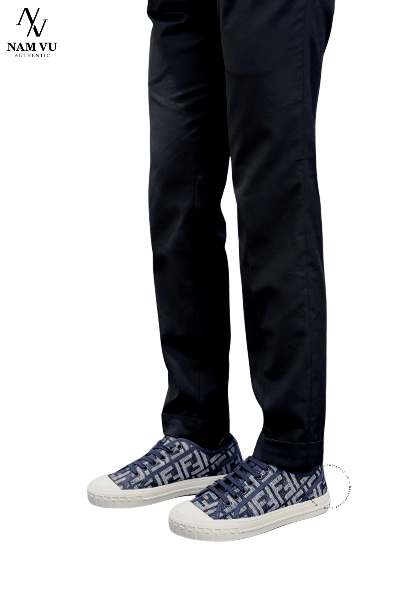 SNKFD domino denim Fendi denim 7e1553 am5h