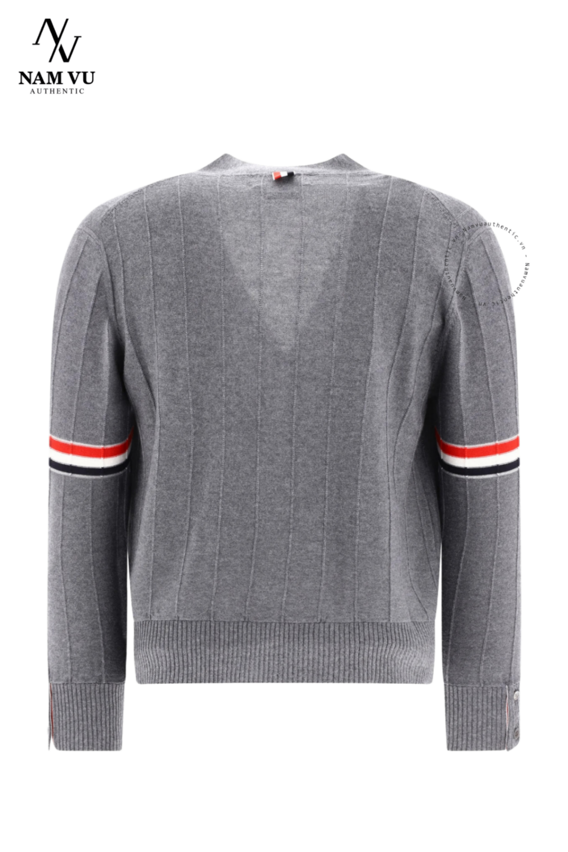 ALTB Thom Browne cardigan kẻ tay MKC519A Y1002