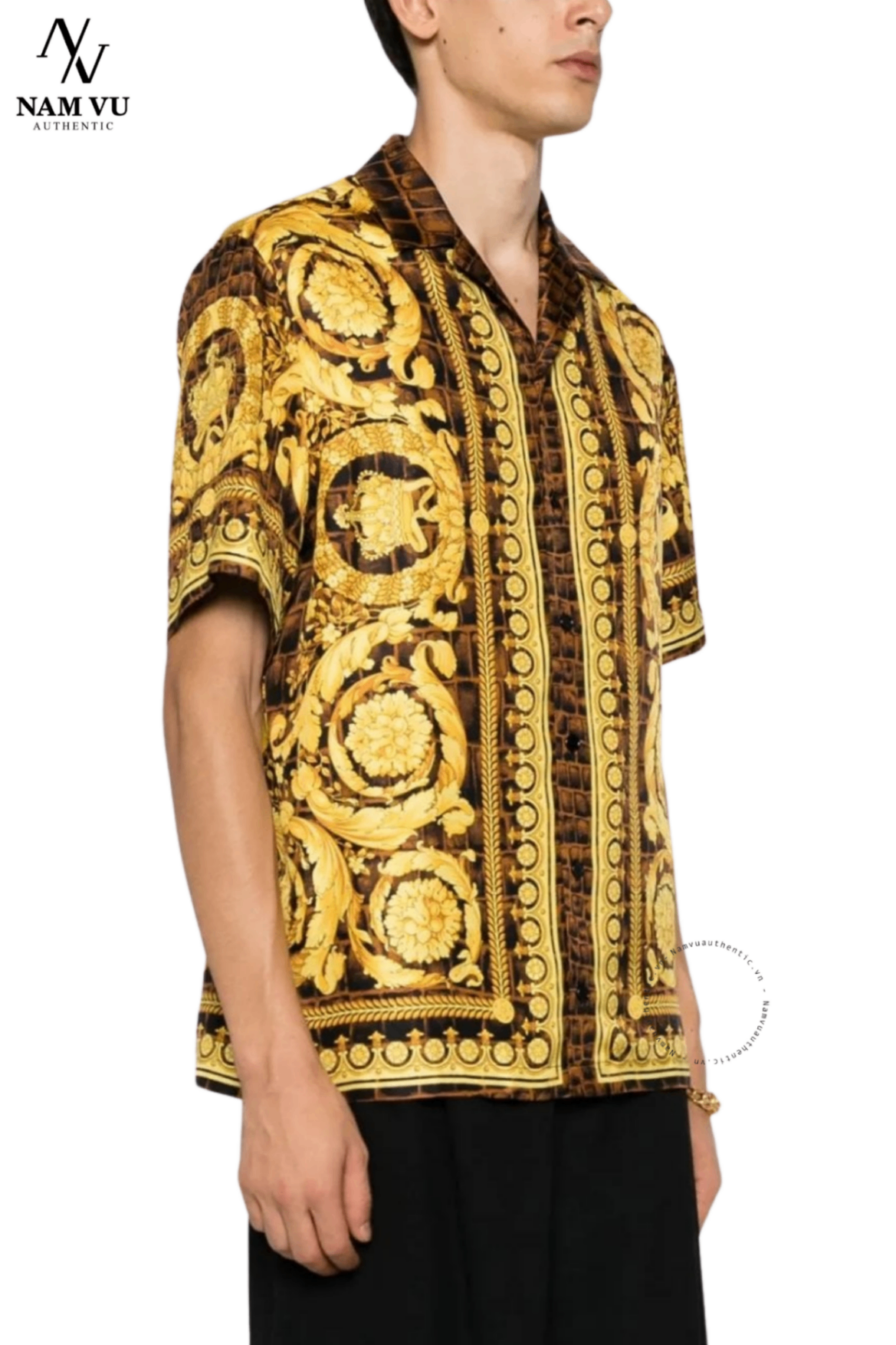 SMVS Versace Baroque silk 1003926 1A08535