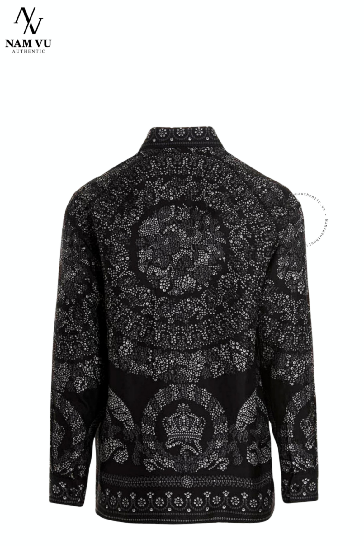 SMVS Versace BAROCCO dài tay all black 1a06140