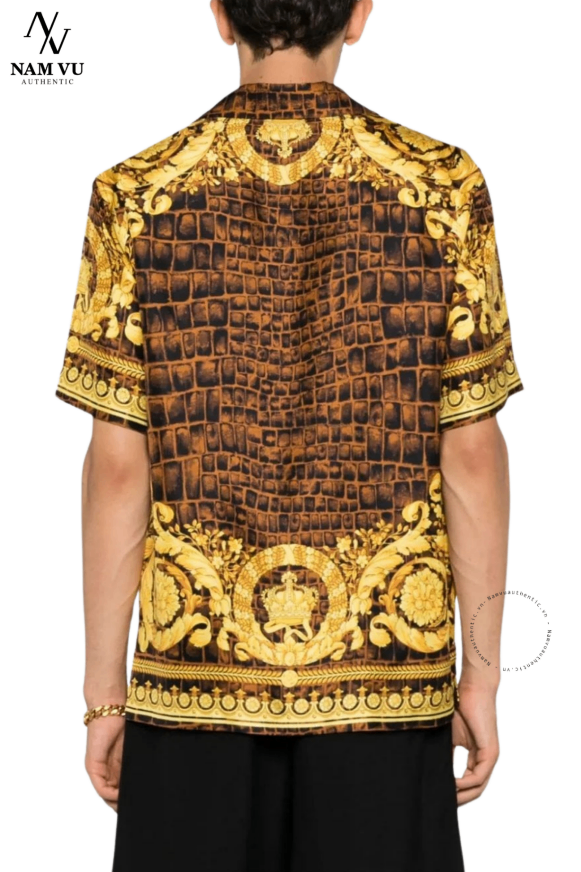 SMVS Versace Baroque silk 1003926 1A08535