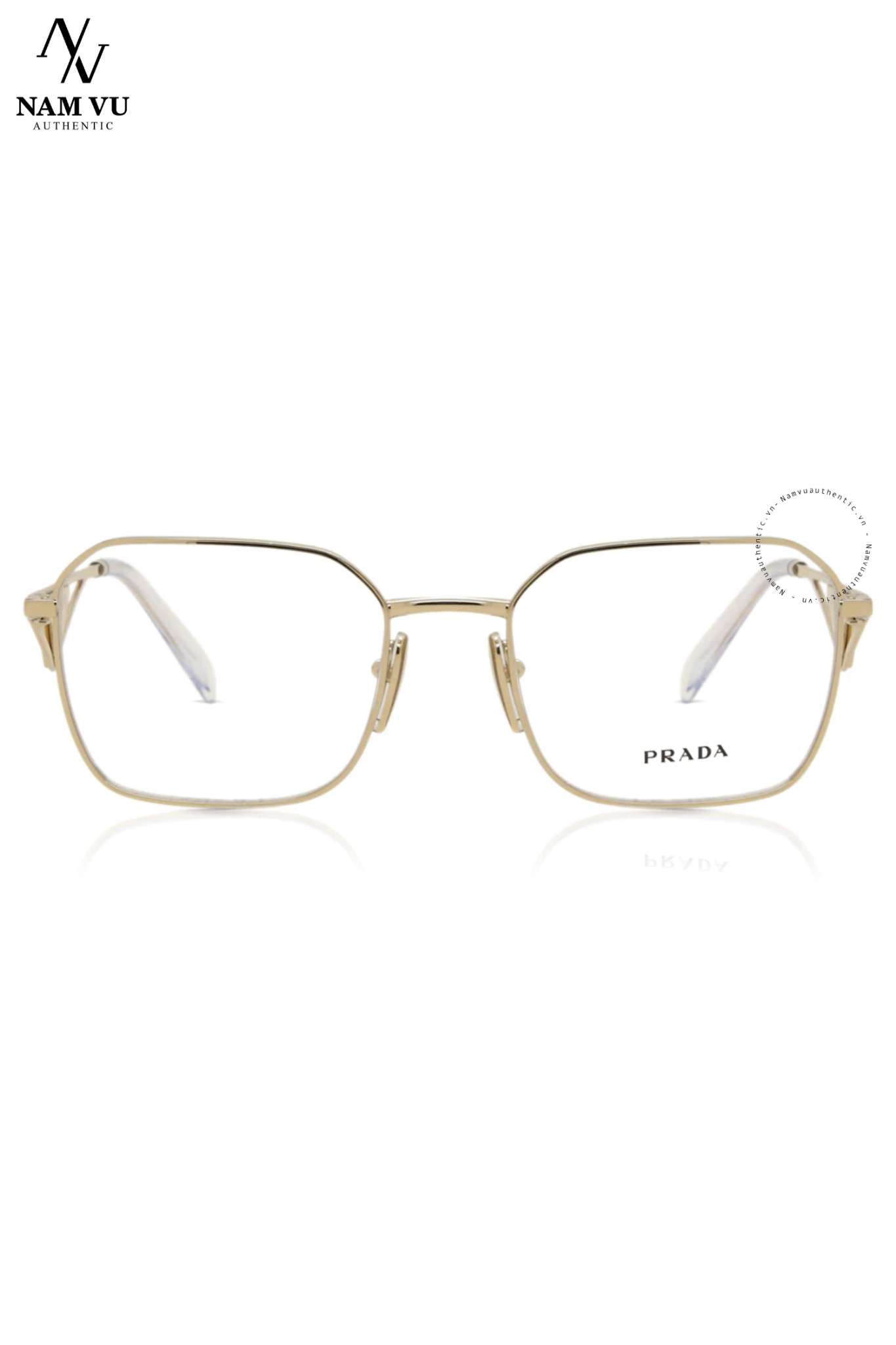PKKPRADA Mắt Trong prada 0PR A51V ZVN101 PALE GOLD