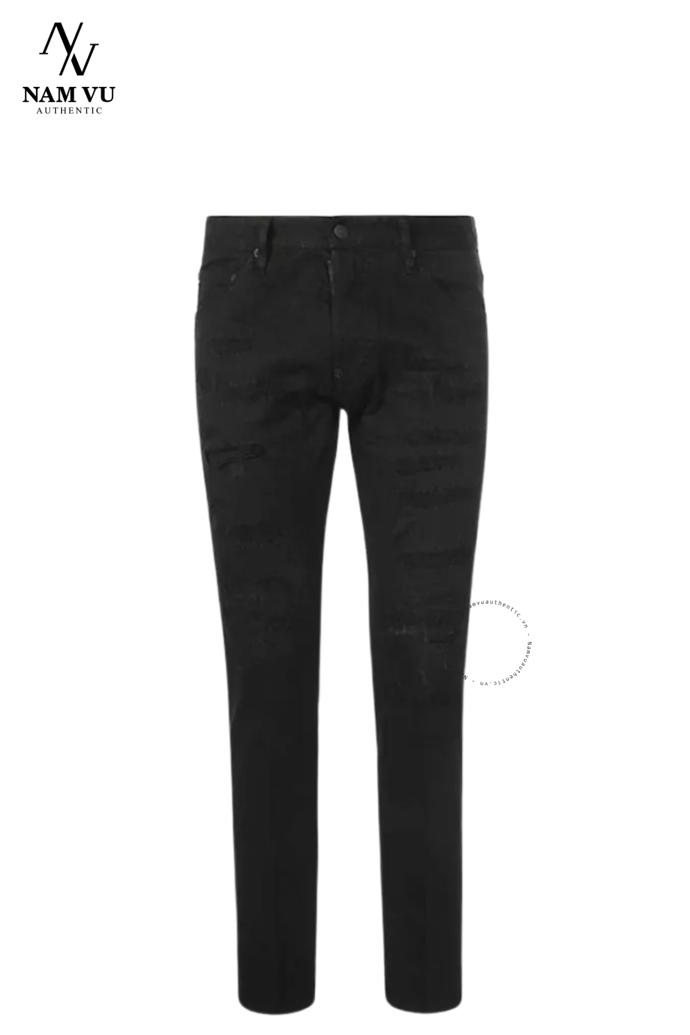 QJDSQ All black rách mài S74LB0937