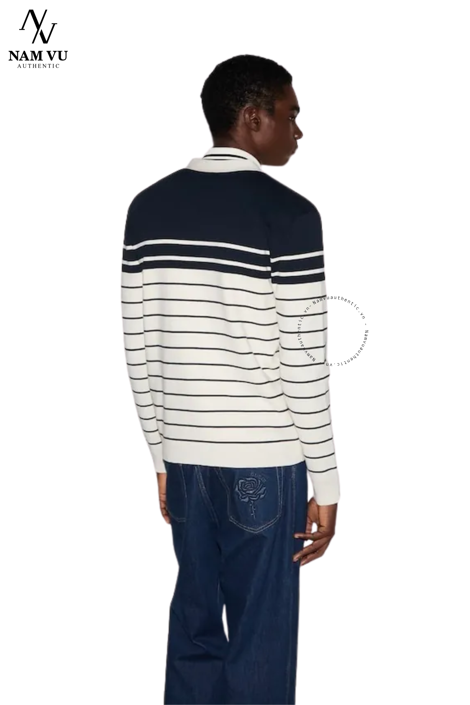 ALGC cardigan Gucci kẻ ngang 814877