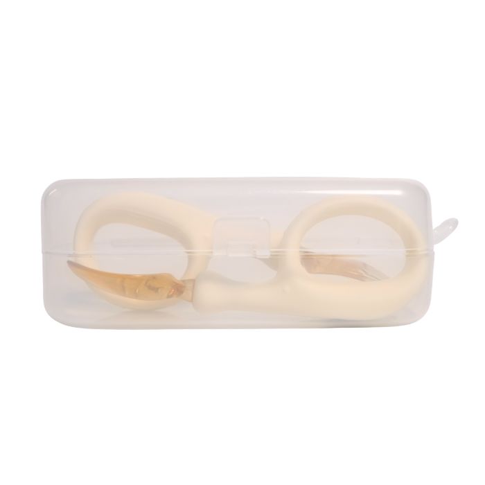 Bộ thìa nĩa (dĩa) ăn dặm silicone kèm hộp đựng Hop & Joy