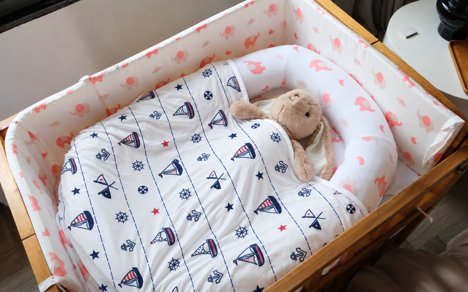 Chăn sợi tre kháng khuẩn 2 lớp cho bé Hop & Joy