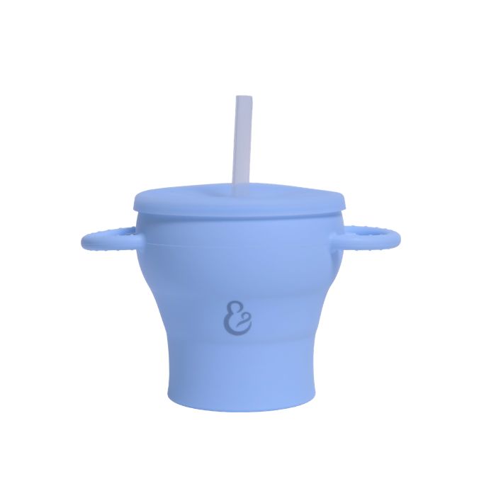 Cốc đựng snack gấp gọn silicone Hop & Joy