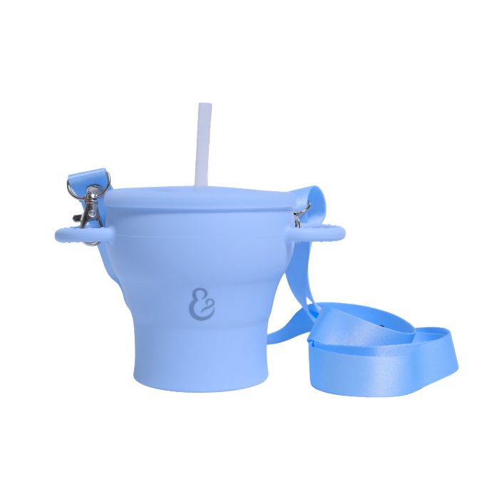 Cốc đựng snack gấp gọn silicone Hop & Joy