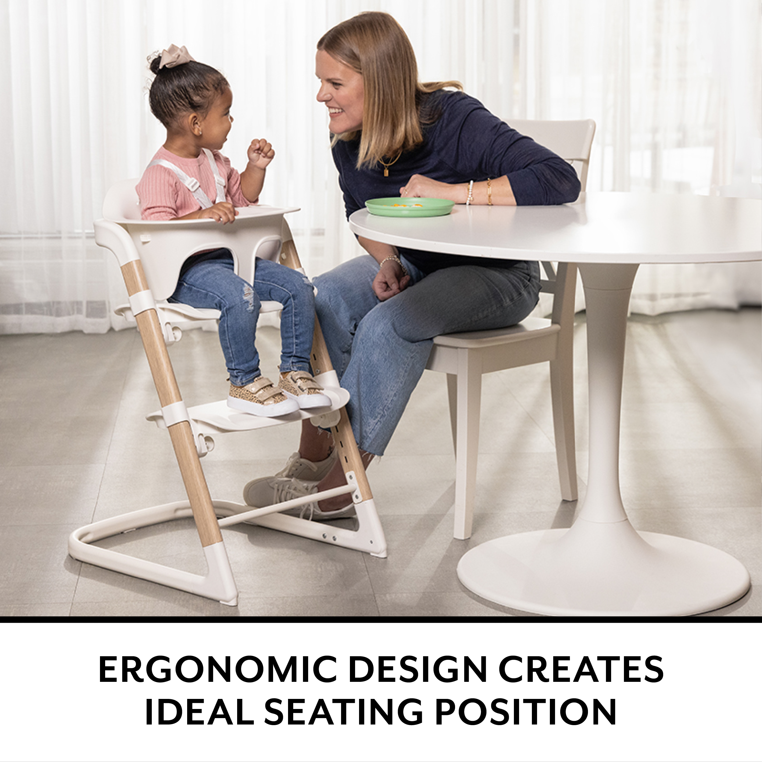 Ghế ăn dặm đa nấc Evenflo Bria RightSeat
