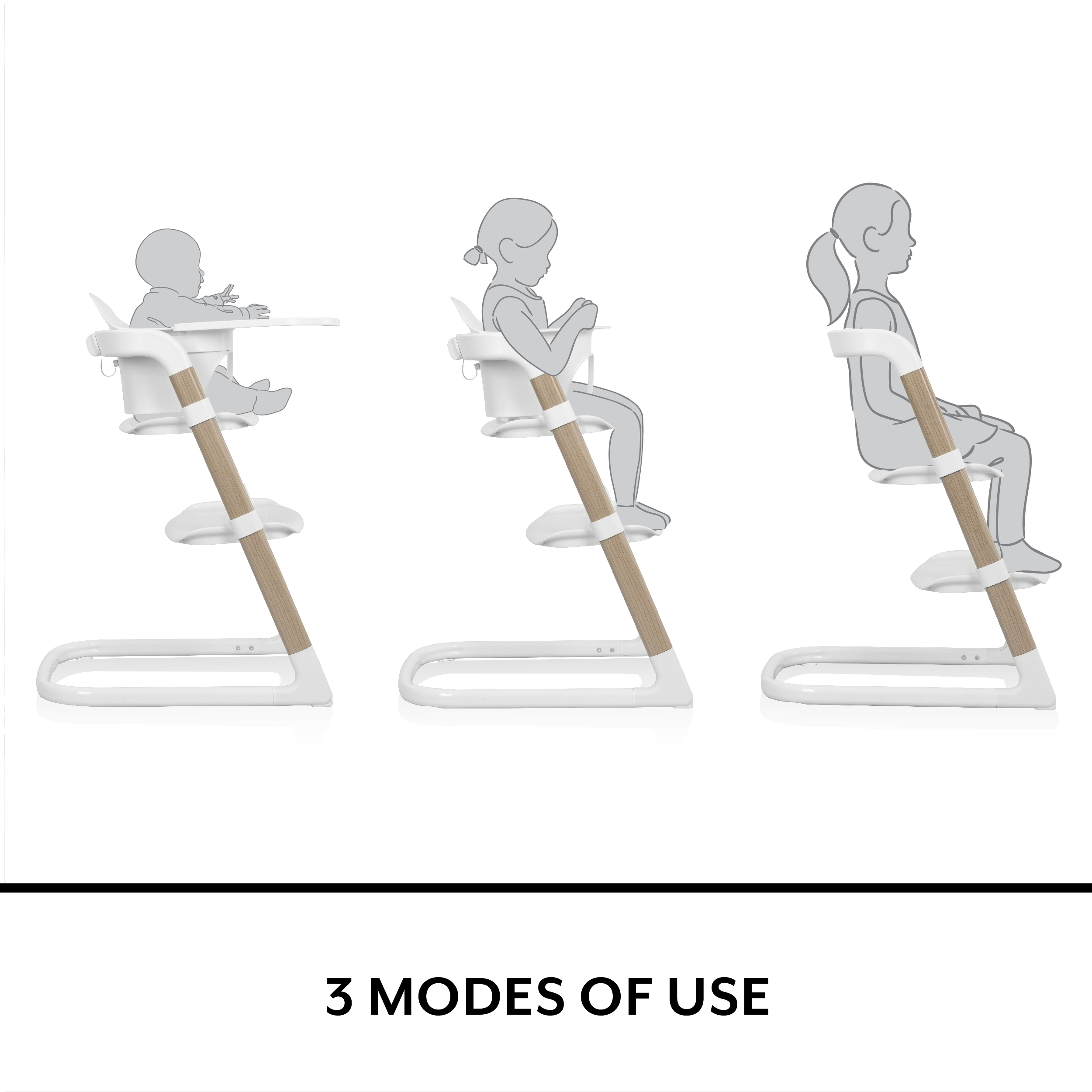 Ghế ăn dặm đa nấc Evenflo Bria RightSeat