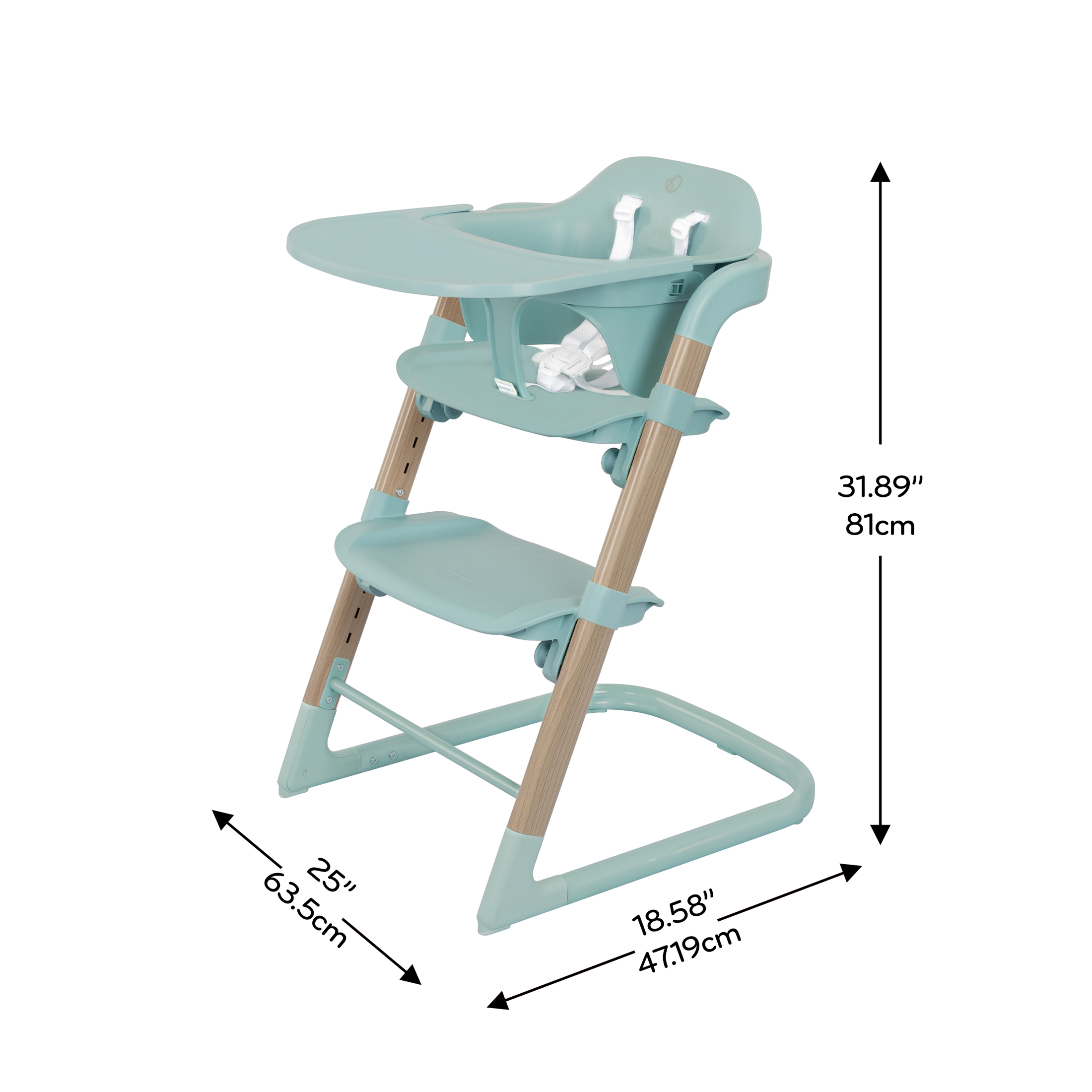 Ghế ăn dặm đa nấc Evenflo Bria RightSeat
