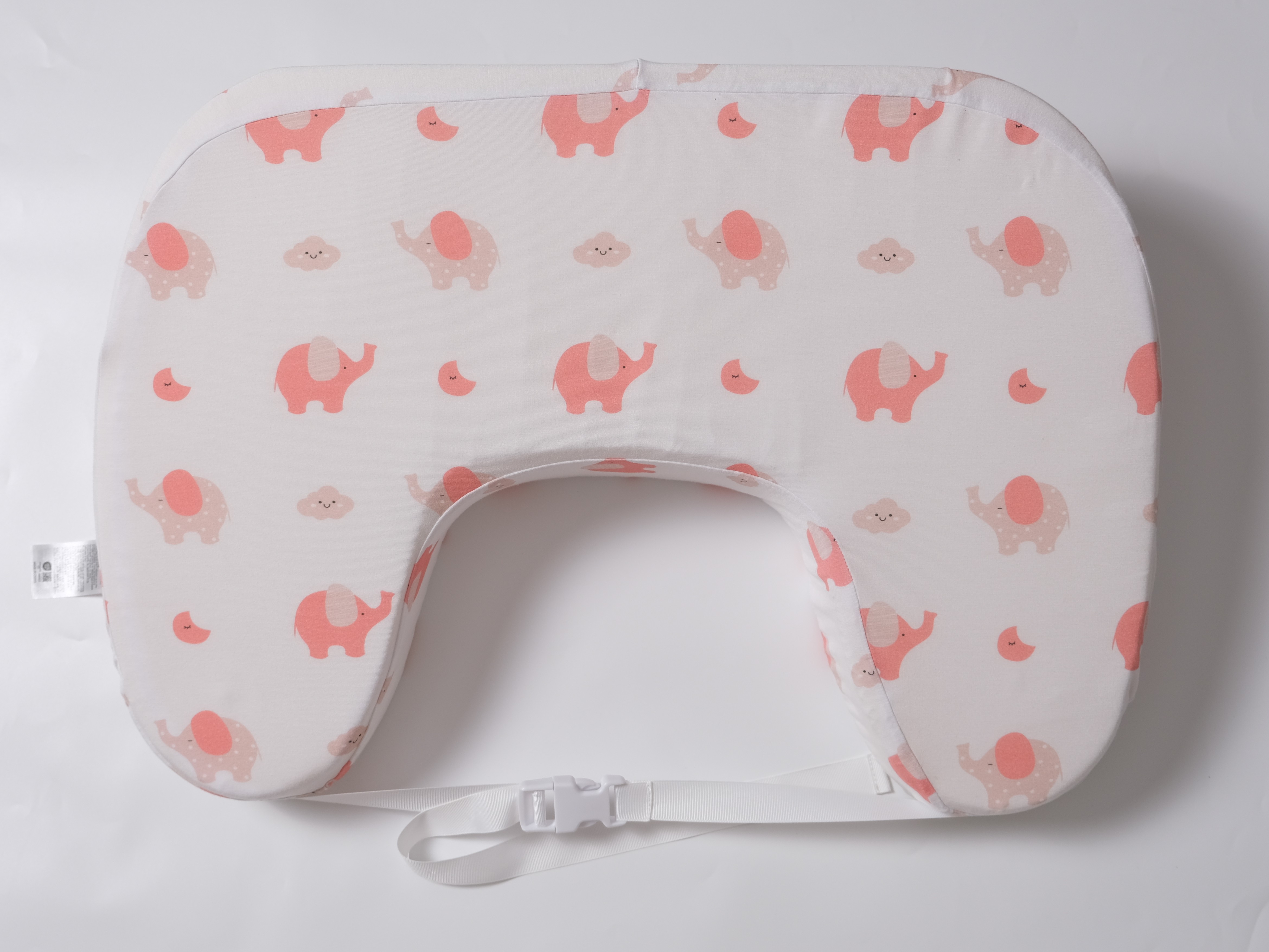 Gối hỗ trợ bé bú mẹ đệm foam vải bọc sợi tre Hop & Joy