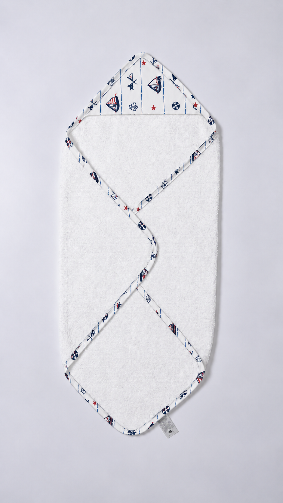 Khăn tắm có mũ trùm vải cotton cho bé Hop & Joy